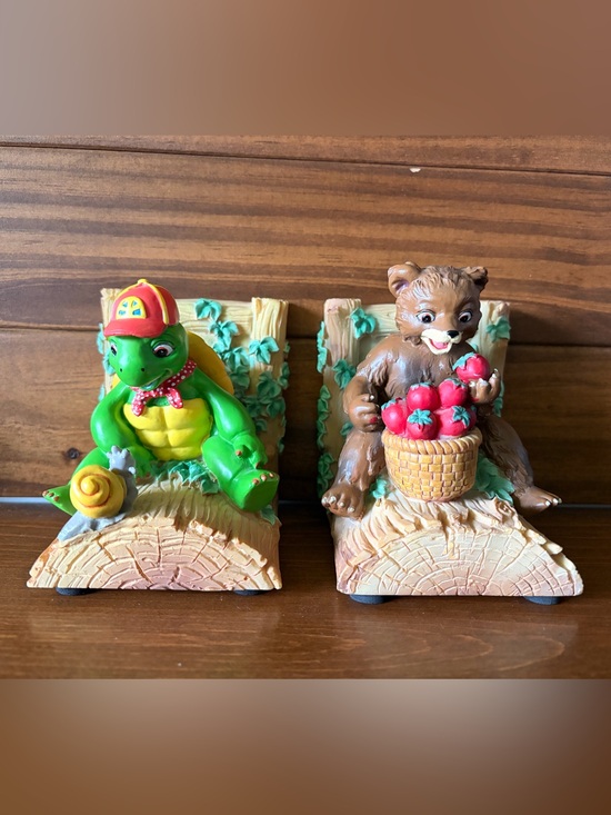 Source Unknown Other - Vintage Y2K Franklin the turtle and Bear bookends